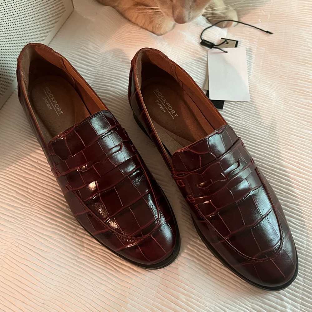 Rockport Red Loafers